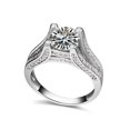 thumbnail image 1 of Clear Cubic Zirconia Solitaire Ring, 1 of 1