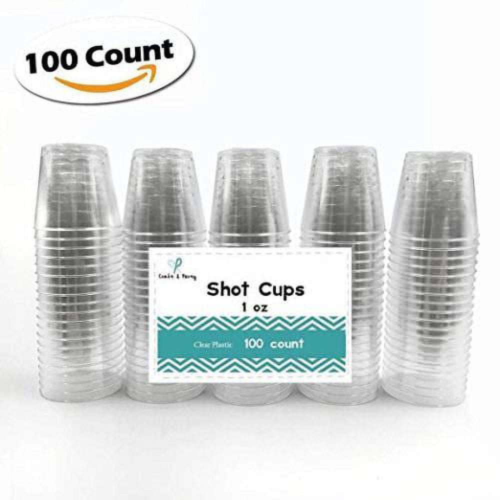 500 pc. Disposable Plastic Shot Glasses (Size 1 oz.)