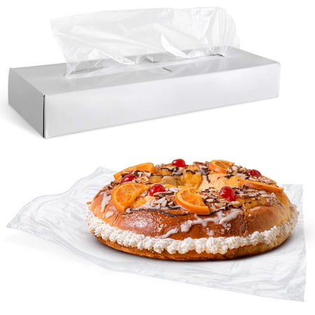 Clear Deli Plastic Sheets, Precut Sandwich Wraps, 10,000 Count, 15 x 10.75 in