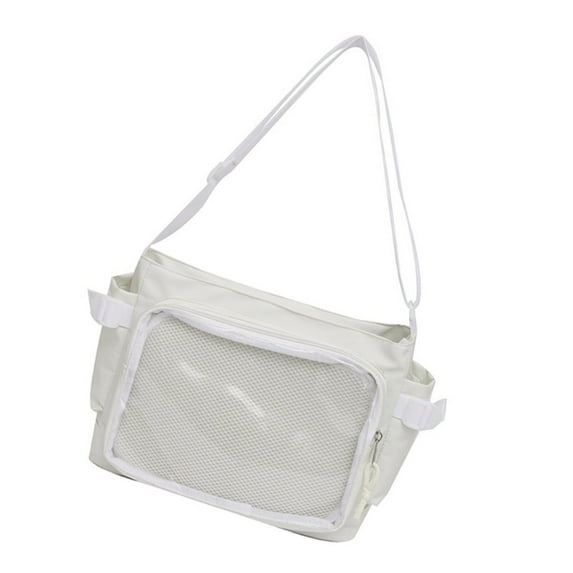 Clear Designs School Essential JK Ita Bag Crossbody Bags Showcasing Unique Badges And Stickers For Trendsetters