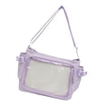 thumbnail image 1 of Clear Designs School Essential JK Ita Bag Crossbody Bags Showcasing Unique Badges And Stickers For Trendsetters, 1 of 20