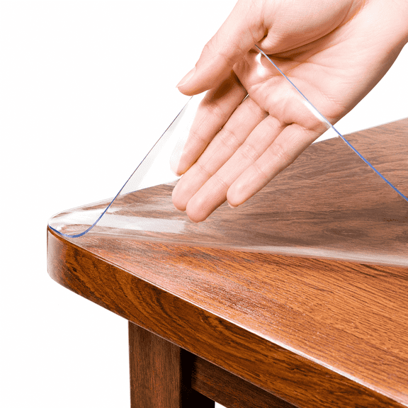 16x36 Inch Clear Desk Mat, 1.5mm Thick Waterproof PVC Table Protector for Desktop & Coffee Table, Transparent