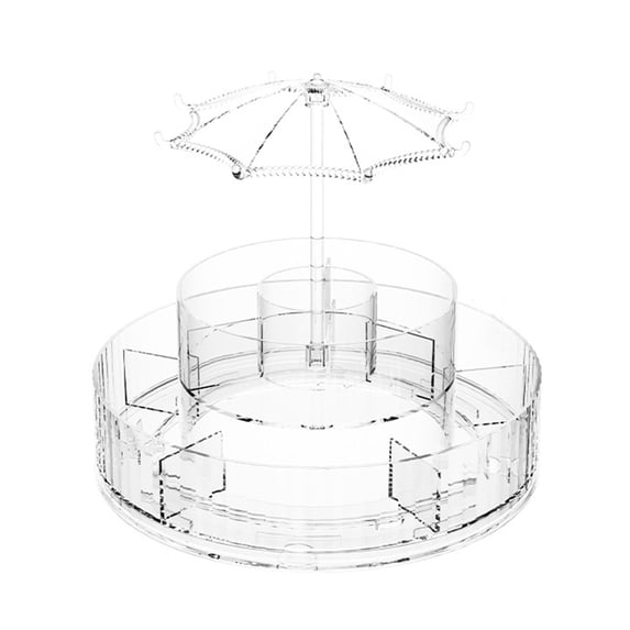 Clear Desktop Cosmetic Storage Box Multipurpose Organize Household Supplies for Makeup Lipsticks Jewelry Collection