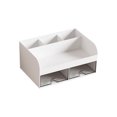 thumbnail image 1 of Clear Desktop Drawer Organizer, 8.27 x 5.63 x 3.94 inches Plastic Stationery Storage Box for Office and Vanity, Partitioned Drawer, 1 of 5