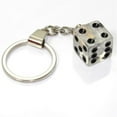 thumbnail image 1 of Clear Dice Keychain, 1 of 1