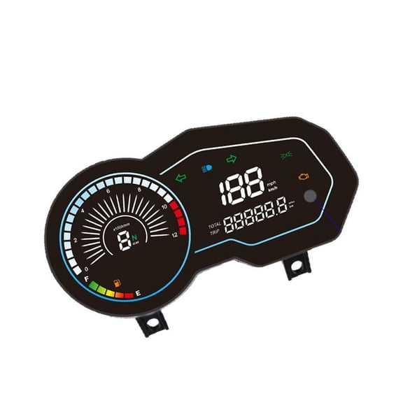 Clear Digital Speedometer Meter Tachometer Instrument Dashboard Mileage Indicators for ltalika 150z 150sz