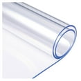 thumbnail image 1 of Clear Dining Table Protector Pad Cover - Plastic Kitchen Tablecloth Heat Resistant PVC Table Top Rectangle Clear Tablecloth Dining Room Cover 2mm Thick, 1 of 6