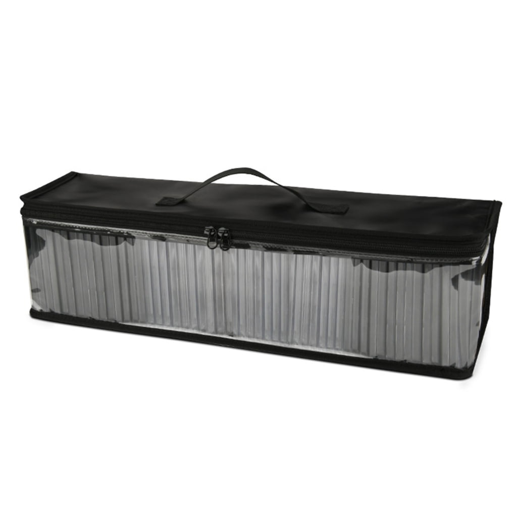 Clear Disc Preservation Bag with Handle Zippers Closures for Organized ...