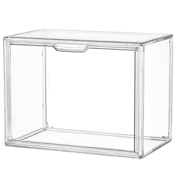 Clear Display Case Stackable Plastic StorBWithic Attraction Lid Showcase For Large Figures Collectibles X-large