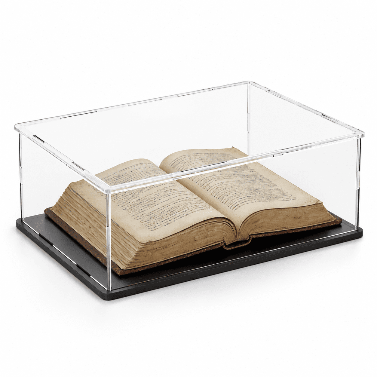 Clear Display Case for Books, Collectibles, Photos, and More 16 × 13 × ...