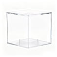 Clear Display Case with 360-Degree View Acrylic Cube Design, Plastic ...