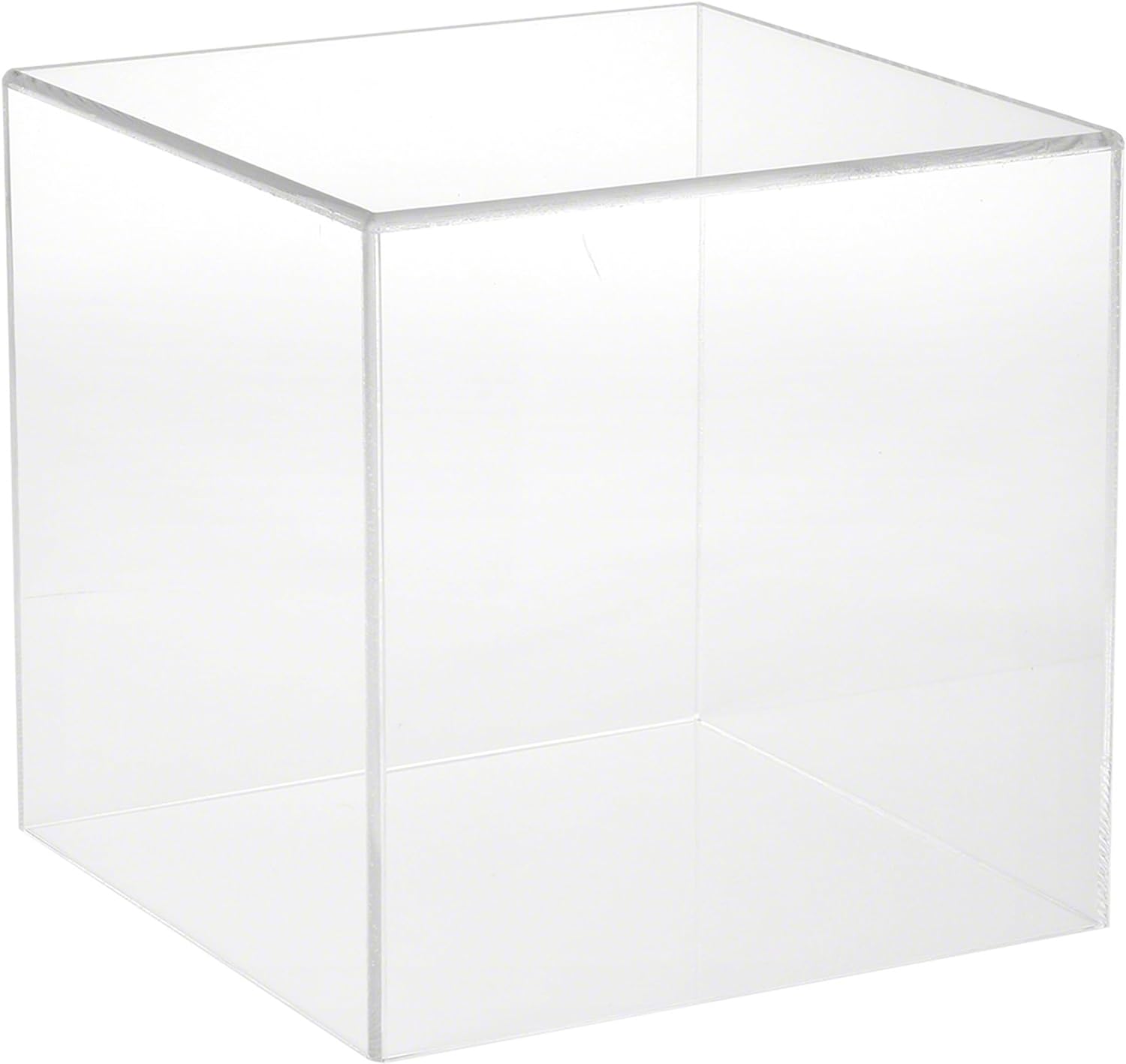 Clear Display Case with No Base, 10" x 10" x 10"