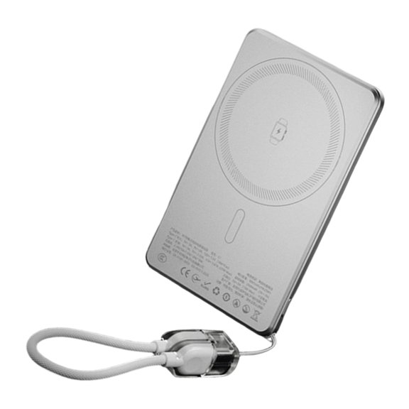 Clear Display Power Backup 5000mAh 10000mAh Wireless Charging Portable For Smartphones And Tablets Laptop