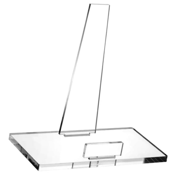 Clear Display Stand Acrylic Plate Stands Plastic Display Stand Easel Plate Stand Holder Multifunctional Display Holder for Photo, Plates