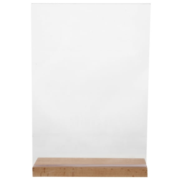 Clear Display Stand Board Menu Holder for Table Cafeteira Acrylic Trays Shelf Wood