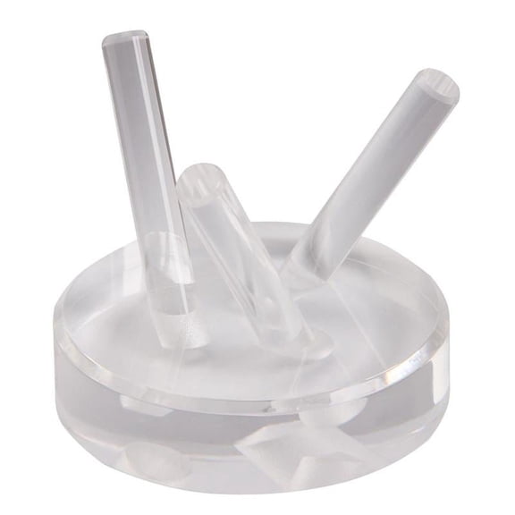 Clear Display Stand Clear Acrylic Stand Holder Display Shelf Crystal Ball Cluster Agate Holder - S