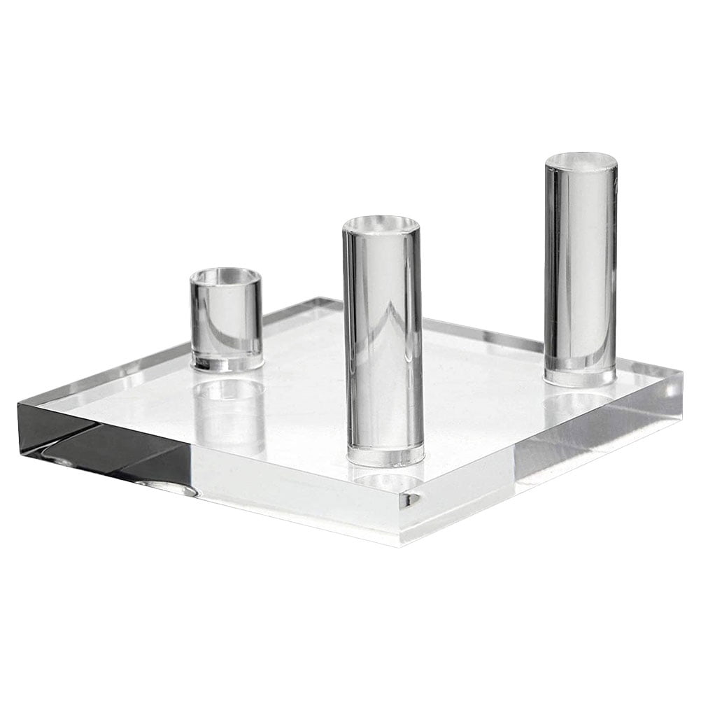 Clear Display Stand Minerals Gemstones Display Holder Specimens Support Base