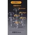thumbnail image 1 of Clear Display Stand Multi Tier Collection Display Rack Pedestal Round Riser Stand, 1 of 7
