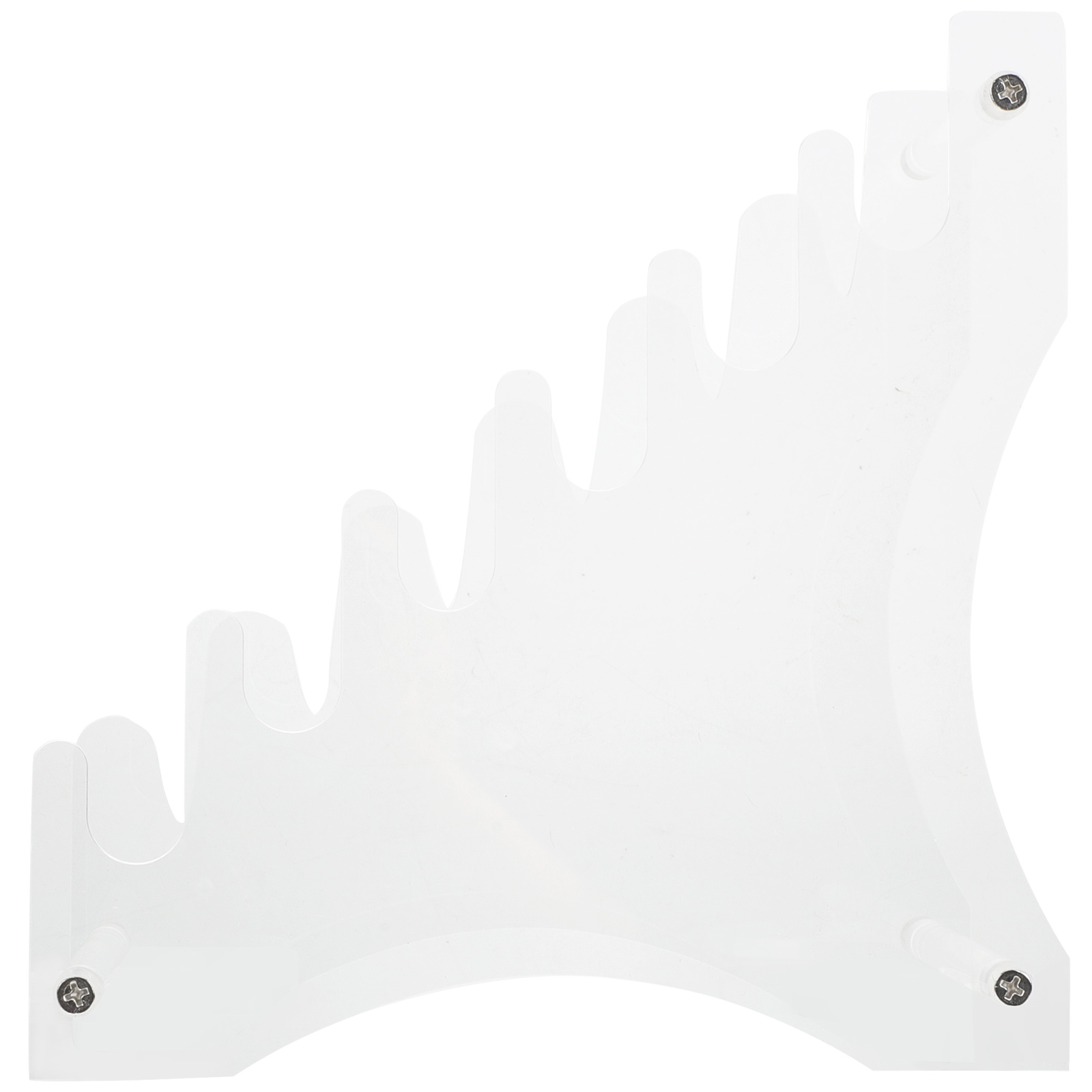 Clear Display Stand Shelf Organizer Rack Acrylic Knife Case Trays for Floating Cube Shelves