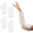 thumbnail image 1 of Clear Arm Sleeves, 18-Inch. Pack of 1000 Disposable Covers With Elastic Ends, 1 mil. Waterproof Polyethylene Protectors for Arms, 1 of 8