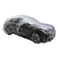 thumbnail image 1 of Clear Disposables Car Covers, Universal Car Cover Waterproof Dustproof Full Car Plastic Cover Full with Elas Covers, 1 of 9