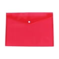 thumbnail image 1 of Clear Document Folders File Folders,Plastic Envelopes Poly Envelopes,Plastic File Folder,Letter A4 Size File Folder,Teacher School Office Supplies Organization Storage,Red,1-Pack, 1 of 8
