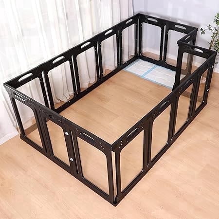 Clear Dog Playpen Expansion Panels 2 Pack, Height 24 inch, White