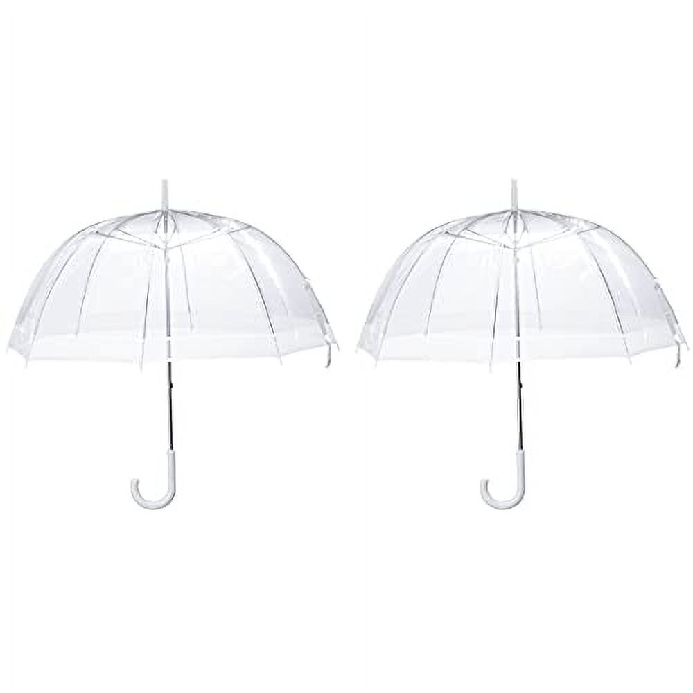 Clear Dome Umbrella, WindResistant Umbrella With Sturdy Bubble Design