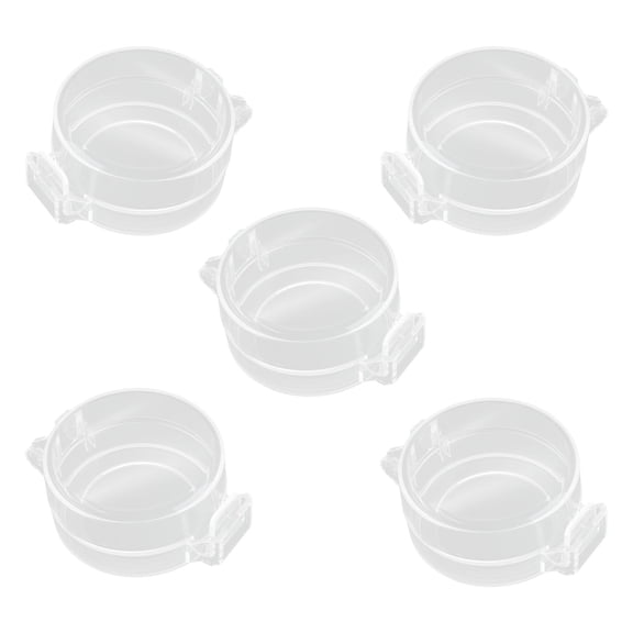 Clear Door Lock Guard 5pcs Baby Proof Safety Lid Secures Deadbolts Child Proof Design Avoid Being Locked Out