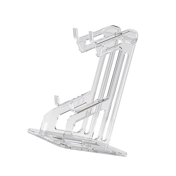 Clear Double Handheld Console Stand with Color Changing
