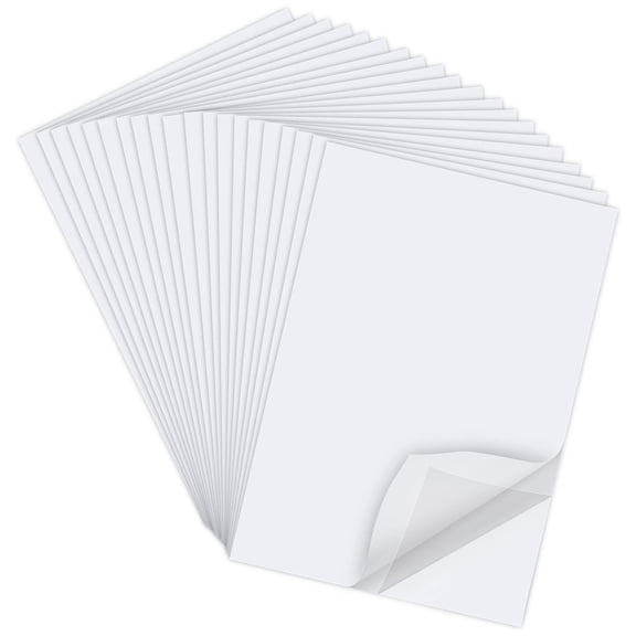 Clear Double Sided Adhesive Tape Sheets, 30 Sheets A4 Size 8.3x11.5 in, Super Strong Sticky Tape for DIY Art, Craft, Home Decorative, Wall Decoration, Photo Frame, Gift Wrapping,Paper, Plastic,Fabric