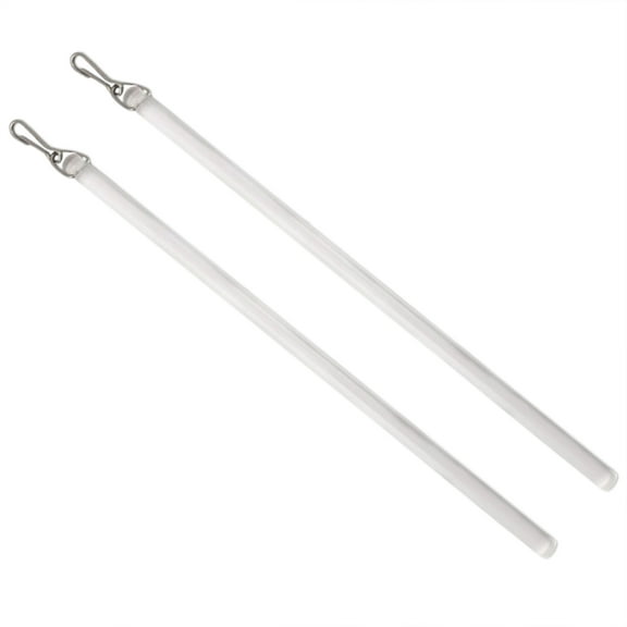 Clear Drapery Control Pull Rod for Opening and Closing Curtain Easy Installation Pack of 2 Curtain Pull Wand with Hook