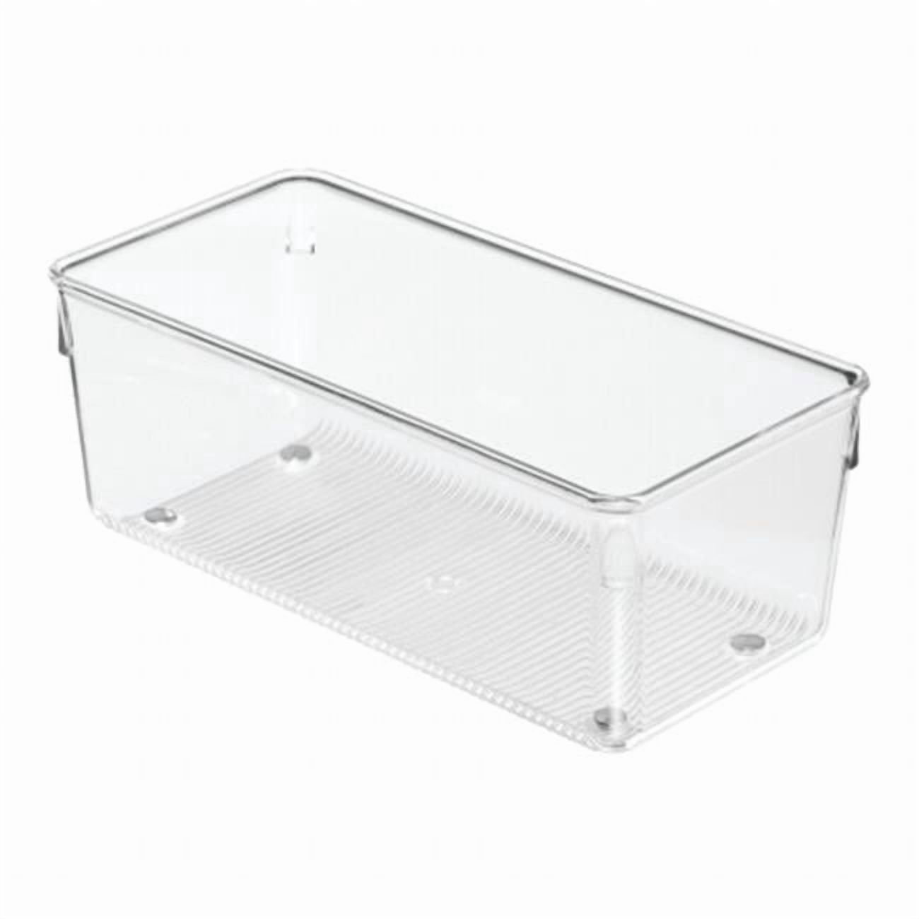 Clear Drawer Organizer, 4 x 8 x 3 in.