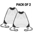 Clear Drawstring Waterproof Backpack Bags For Concert & Stadium