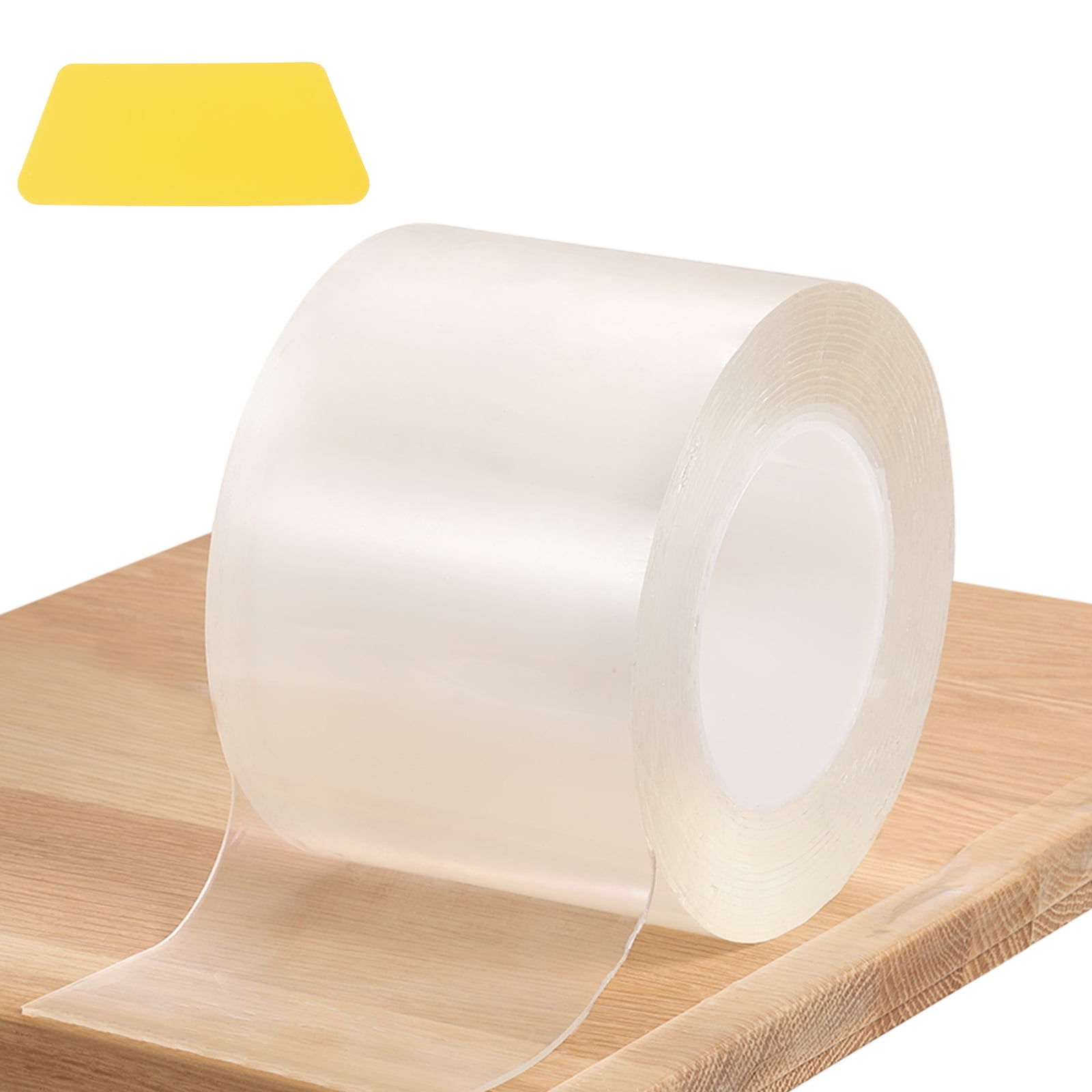 Clear Edge Protector Strip, 3.94 in x 16.4 ft Sharp Edge Wrap Cover Tape Soft Corner Guards for Furniture Cabinets Drawers Tables Door