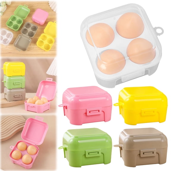 Clear Egg Storage Box,Deviled with Lid Container,Egg Dispenser Holder Case Refrigerator Crisper Picnic Travel Keeper Portable Egg Carriage for Tray Refrigerator Parts and Accessories