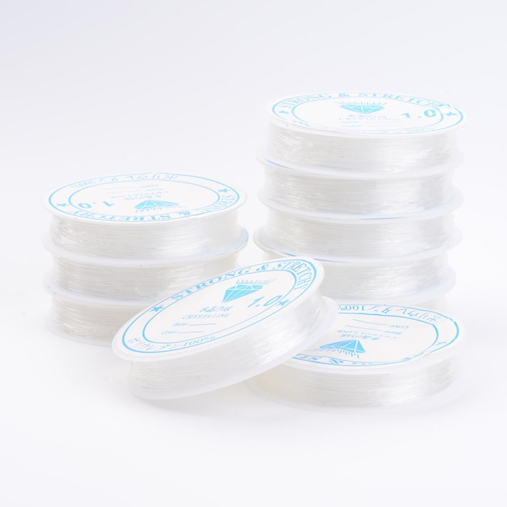 Clear Elastic Crystal Thread Stretchy String Bead Cord for Beaded ...