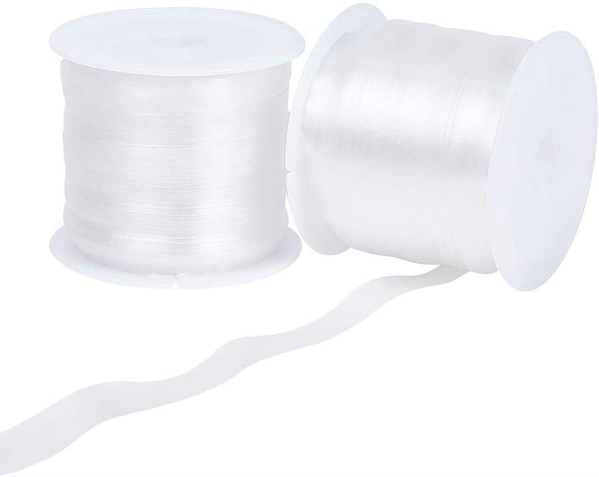 Clear Elastic Strap 2 Sizes 30m Total Plastic Stretchable Adjustable Cord for DIY Shoulder Bra Clothes Sewing Project 6mm/10mm, Adult Unisex, Size