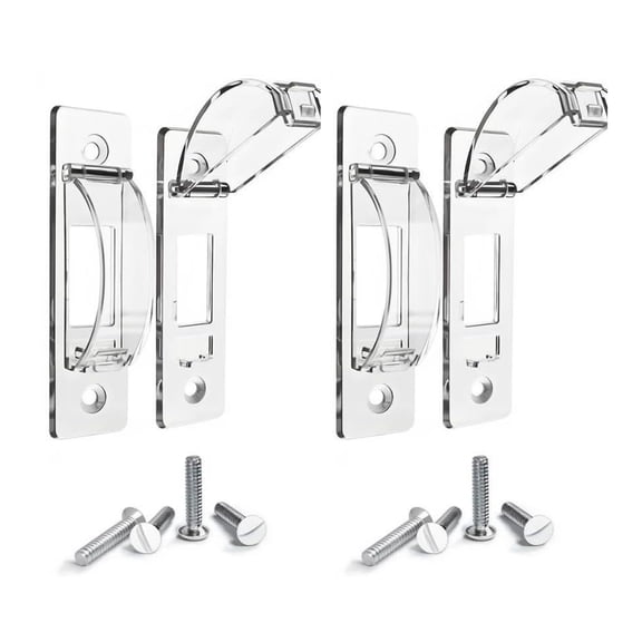 Clear Electrical Switches Protectors Heat Resistant Toggle Light On/Off Cover Home Protections Wall Switches Guard