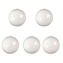 Clear Empty Ball Ornaments Sets of 5 Christmas Decorations Hanging Balls Ornaments for Christmas Tree