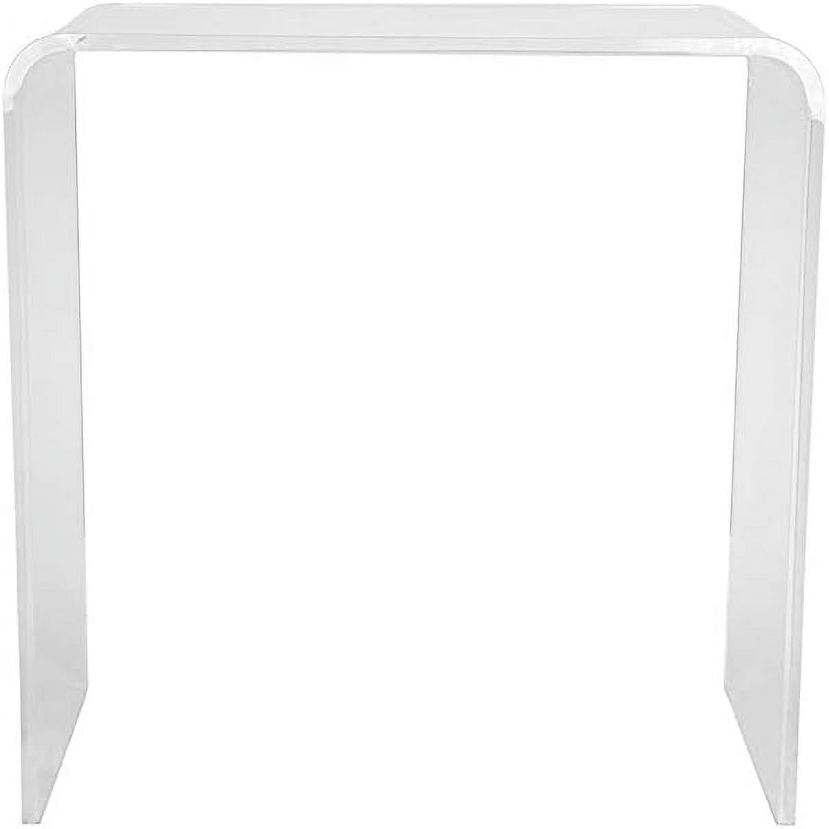 Clear End able Modern Chic Accen Side Desk, Bedside able And Nighsand