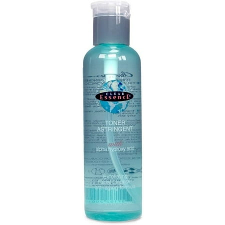Clear Essence Anti-Aging Toner Astringent W/Alpha Hydroxy Acid - Acne Toner for Face - (8 oz.)