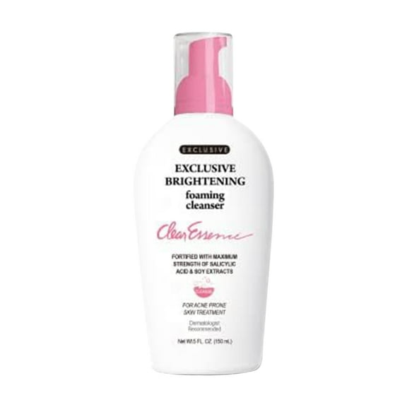 Clear Essence Exclusive Brightening Foaming-Dermatologist Recommended Gentle Facial Cleanser-(5oz.)