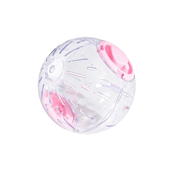 Clear Exercise Ball For Hamsters With Ventilation Holes Turn Lock Closure No Tools Needed