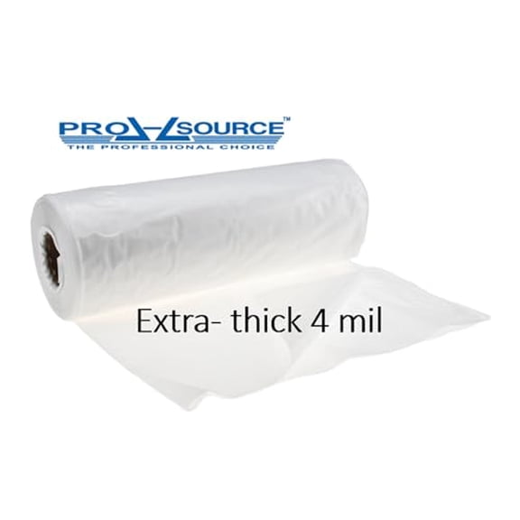 Clear Extra Heavy Duty 4 mil Contractor Trash Bags: 60 Gallon (35 Count)