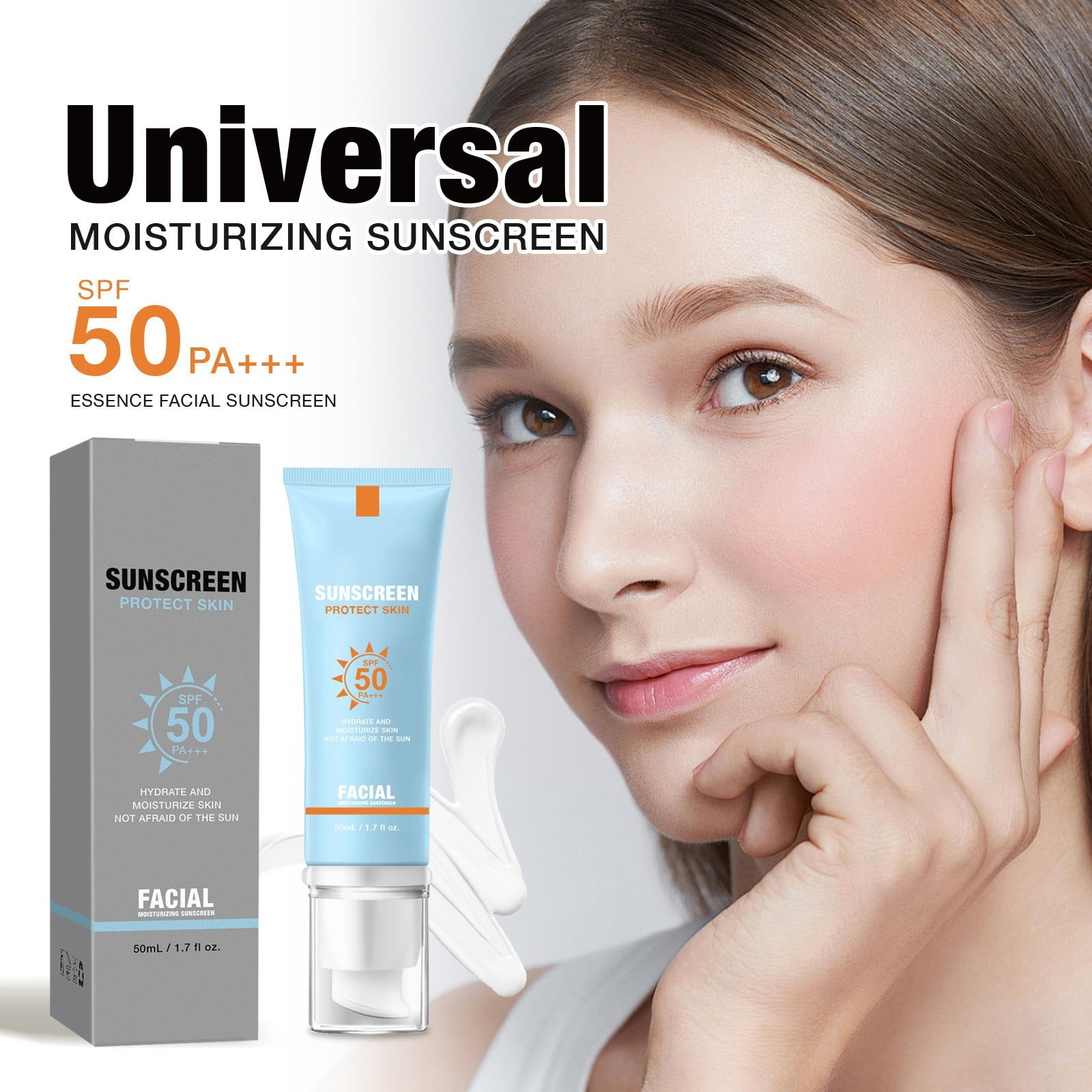 Clear Face Breakout Free Sunscreen,Moisturizing Sunscreen Is
