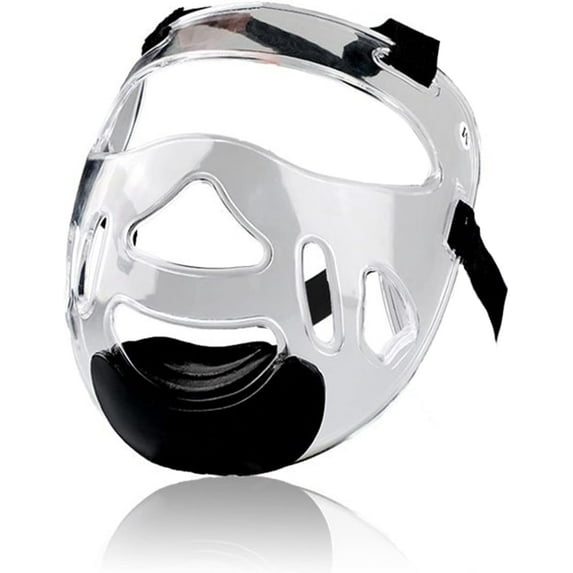Clear Face Guard, Face Shield Portable Detachable Taekwondo Protection for Sports Karate Martial Arts Face Shield Nose Protector for Sports