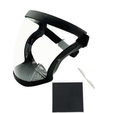 JANGOU Full Face Protective Shields - Hd Transparent Full Face Mask