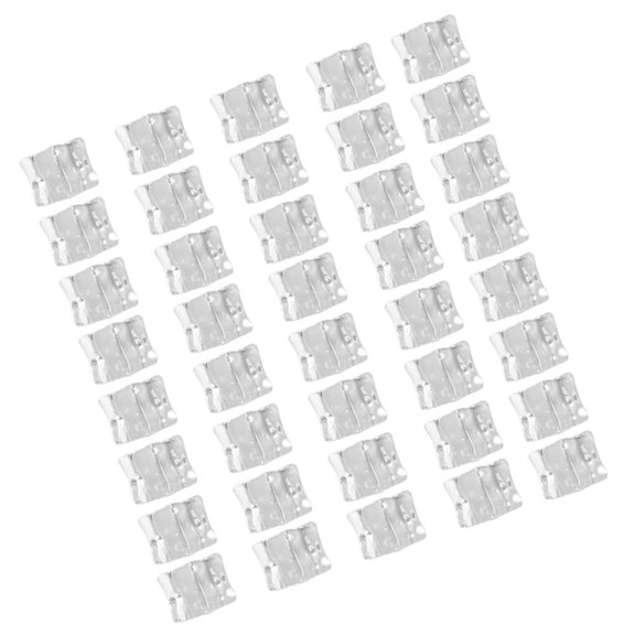 50Pcs Clear Fake Ice Cubes Acrylic Decorative Ice Cubes Display for Home Decoration Wedding Centerpieces Vase Fillers