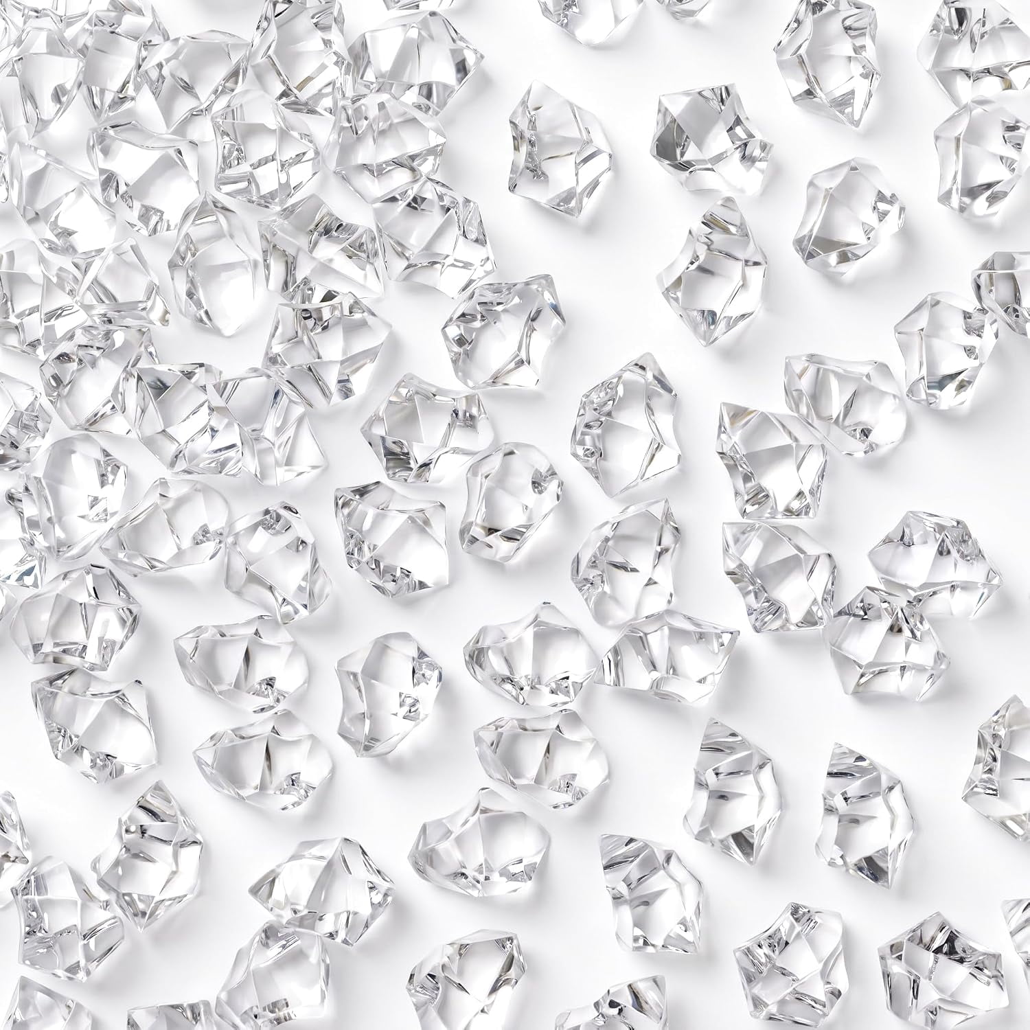 Clear Fake Ice Rocks, 1000 PCS Acrylic Crystal for Vase Fillers ...
